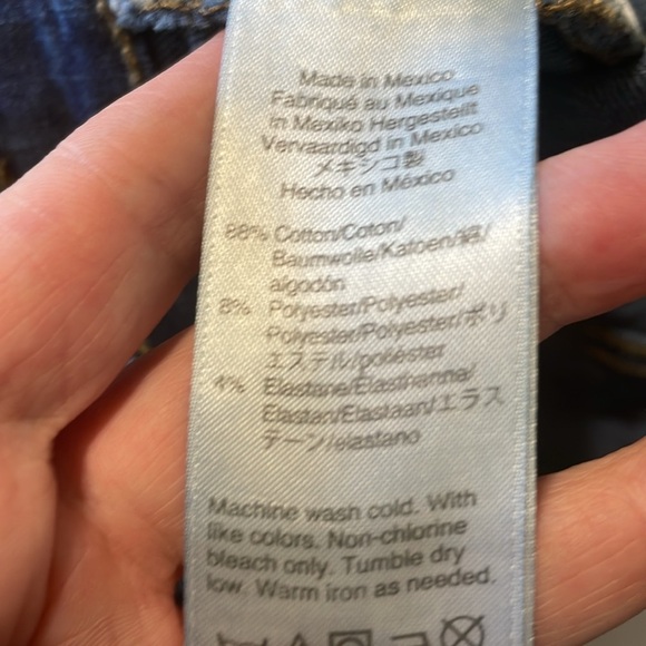 Madewell 9’ High-Rise Skinny Like New Medium Wash Button Up Denim Jeans Size 26 - Picture 10 of 10